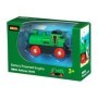 Locomotiva mica verde Brio cu baterii